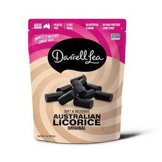 감초 사탕 캔디 Darrell Lea 다렐 리아 연한 호주산 비변형 팜유 무첨가 식물성 고과당콘시럽 부드럽고 쫄깃한 블랙, 7 온스 (1개 팩), 1