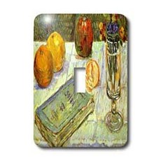 3dRose LLC lsp_155560_1 Signac 1883 정물화 책 싱글 토글 스위치