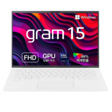 LG전자 2024 그램 15 코어Ultra5, 에센스화이트, 256GB, 16GB, WIN11 Pro, 15ZG90S-GP56KN