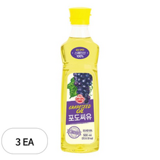 오뚜기 프레스코 포도씨유, 500ml, 3개