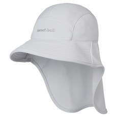 台灣黑熊 日本 mont-bell 1118858 Uv Protection Shade Hat 遮陽圓盤帽 抗UV, 淺灰 (LGY),L (頭圍58～60cm)