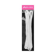 혜명생필품마트 유니아트 1000 모루(철사끈) 흰색 / 두께8mm*길이3M - 개 (1개입) 방과후수업재료 다문화교육키트 방과후만들기 다문화교육자료 미술만들기키트