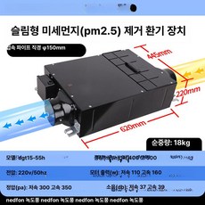 창문 환풍기 배기팬 덕트 배풍기 산업용 닥트 배출 연기, 미세먼지 제거 기능이 500 DGT15-55H, 기본 모델명/품번
