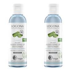 로고나 알로에 베라 아이 메이크업 리무버 비건 125ml 2팩 (독일배송) Logona Organic Eye Makeup Remove Organic Aloe Vera and Alm