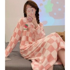 유니박스 수면원피스+양말증정 오버핏 임산부 산모잠옷 빅사이즈