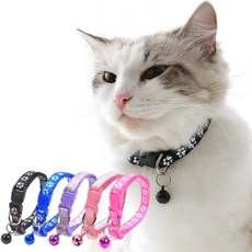 다이룸마켓 고양이 방울 목걸이, 세트A(5개)