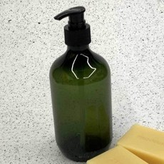 샴푸 공병 펌핑용기 디스펜서 그린 500ml 세제 통shi86pYK