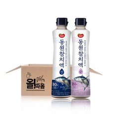 동원 참치액 500g 2종 기획세트 (순+진) 각 1개씩