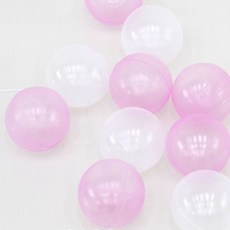 키즈 놀이방 놀이 텐트 장난감 화이트 핑크공 100개 [AEO1277]
