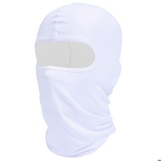 오토바이 바라클라바 속건성 풀 페이스 마스크 자외선 차단 모토크로스 모토바이크 레이싱 헬멧 라이너 방풍 스카프 MTB 헤드기어, [03] White