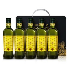 [선물포장]포스티보나 해바라기유 오일선물세트, 500ml, 5개