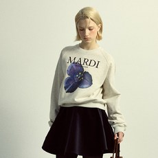 MARD 新款 Madi 印花大學T 冬季休閒寬鬆圓領衛衣