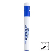 옥타곤 8각 유성매직 (가는둥근닙) (12개입) 1다스 (파랑색)+그래Shop, 빠른배송