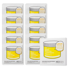 네오젠 더마로지 레몬 브라이트 파하 거즈 필링 패드 10p, 10개입, 15개