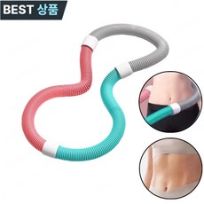 차트 1위! 신제품 소프트 훌라후프 다이어트 및 체형 관리 호스 스프링 훌라후프 전신용 호스 스프링 훌라후프 2개, (핑크-퍼플-옐로)+(녹색-보라색-주황색)