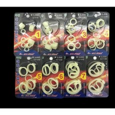 주한피싱 실리콘 줄감개 2세트 낚시대 2대분, 야광, 2호(4세트)