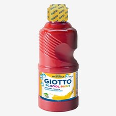 지오토 템페라 물감 스칼렛 레드, 250ml, 1개