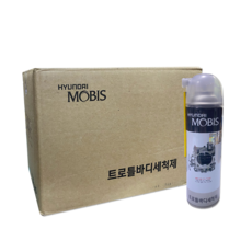 080C7 10005/트로틀바디세척제/1박스/20개/스프레이형/550ml/크리너/스로틀바디세척제/현대모비스/세정제/모비스순정크리너/카브레타&초크/카브레타크리너080C710005