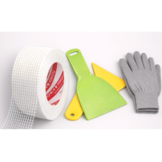 크랙 망사테이프 조인트 메쉬 퍼티용 벽보수 테이프 보수세트, 1개