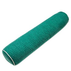 폴랑 메밀 목침베개 피그먼트 커버 거북목 일자목 원형 경추베개, 그린