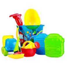 타요 통 모래놀이, 혼합색 (MIX), 390g, 3개