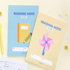 짱이상회 초등 고학년 독서기록장 3권 초등독서일기장, 옐로우세트