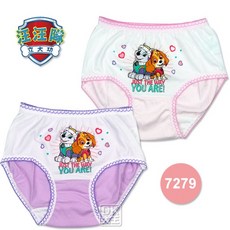 PAW PATROL 汪汪隊立大功 女童純棉三角褲 可愛卡通圖案 親膚透氣