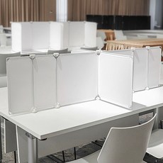 테이블파티션 다용도 가림막 식당 1인용 45x17cm 1P (버클별도)