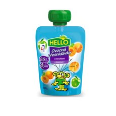 헬로 4개월 이후 이유식 과일퓨레 살구 100g 간편한 아가 간식