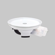 영농사 원형 서랍식 화분받침대 미니1호, 미니1호(화이트), 1개, 물받이 화이트