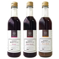 3일간 단식 세트 BeautyFarms 국내산 야채 효소 음료 온활미인(로즈 석류 진저 각각 350ml)※선물 포장 불가