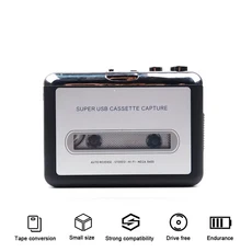 USB 카세트 캡처 라디오 플레이어 휴대용 테이프MP3 변환기 오디오 음악 테이프