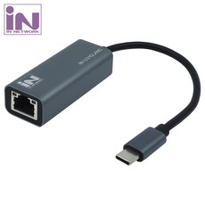 기가비트 USB3.1 C타입 유선 랜카드 메탈 (리얼텍 칩셋), 1개