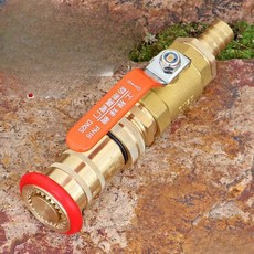 소방 호스 노즐 폼 소방노즐 25mm 15mm 옥외 워터건 관창, 1 1인치 인견 소방 싱글 노즐 일반형 호스