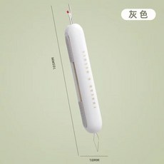 穿針拆線器 雙頭設計, 1個, 灰白色