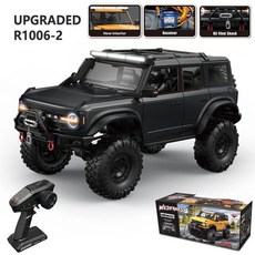 오프로드 몬스터 4WD 산악 RC카 4륜 대형 무선 원격 4wd 입문용 rc카 선물, 업그레이드 블랙