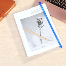 픽데이즈 슬라이딩 지퍼백 투명 A4 포켓
