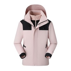 三合一衝鋒外套 - 防潑水防風機能連帽戶外登山服