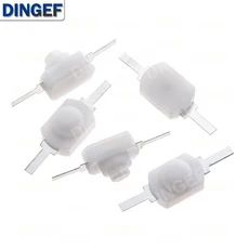 전기 토치에 대 한 미니 푸시 버튼 스위치 오프 10pcs DC 30V 1A 블랙 전자 부품 액세서리 소스, White(10PCS)