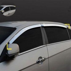 토스카 크롬 자동차썬바이저 자동차빗물받이