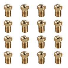16피스 V6 노즐 0.2mm E3D V5 V6 핫엔드와 호환 Prusa V6 노즐 0.2mm ANYCUBIC I3 Mega A8 Prusa I3 MK3/MK3S 3D 프, 16Pcs V6 Nozzles 0.2mm
