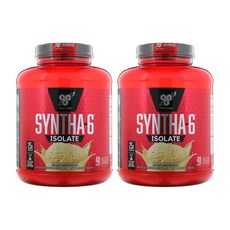 BSN 신타6 아이솔레이트 프로틴 쉐이크 파우더 단백질 보충제 WPI 1.82kg 바닐라 2통, 2개