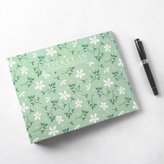 콘서트티켓북 뮤지컬 영화 야구 기차표 비행기표 영화표 스크랩북 티켓보관 스크랩북, 25페이지/100매, 플라워가든