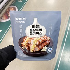 피코크 남해마늘 마늘 순살족발 슬라이스, 1개, 330g