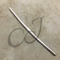 CJ Ebike 腳踏車手把 25.4mm 580mm 人體工學設計, 1個, Silver 銀