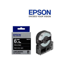 엡손 라벨테이프 라벨카트리지, 1개, 6mm(검정바탕/백색) SD6K-PX