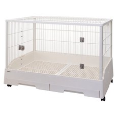 GEX 66193 愛兔天窗明庭屋 全視透明兔宅 兔籠 天窗可掀固定 抽屜式底盤, 1個