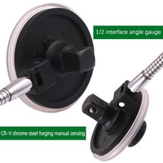 360도 토크 측정기 각도로 보정 게이지 렌치 핸드 툴 조정 가능한 일반 스케일, 01 CHINA