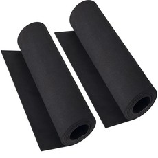 MEARCOOH 2권 EVA 폼 시트 4mm 코스플레보드 블랙 길이 약 1499mm 폭 약 353mm 롤 타입 eva 시트 고밀도 86kg/m³ 코스프레 의상 공예 DIY용, 1개, 상세페이지 참조