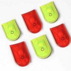 로즈비에 LED 안전클립 자전거안전등, 01LED안전클립-레드, 1개